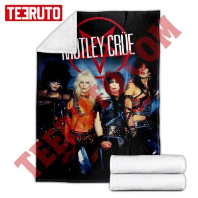 Mötley Crüe Smokin In The Boys Room Fleece Blanket