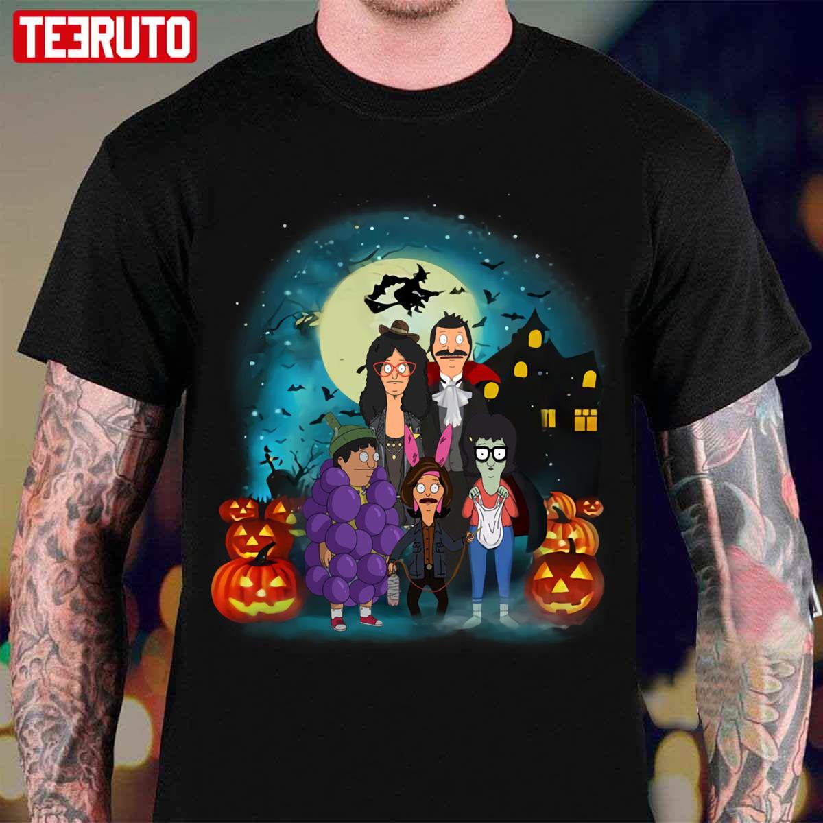 Official Halloween Bob’s Burgers Family Unisex T-Shirt