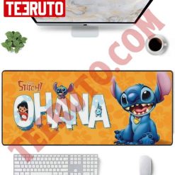 Ohana Stitch And Lilo Mousepad