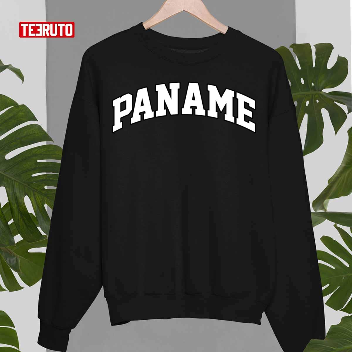 Paname Paris University Style Logo Unisex Sweatshirt