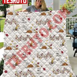 Peanuts Harvest Cotton Lead Harvest Quilt Blanket