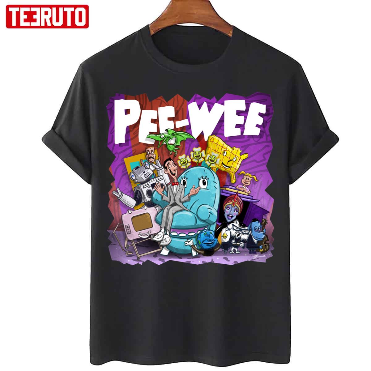 Pee Weethrow Back Large Marge Unisex T-Shirt