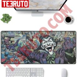 Recycled Comic Book Art The Joker Dc Universe Mousepad