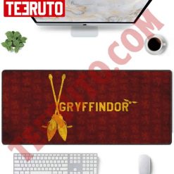 Red Pattern Gryffindor From Harry Hp Mousepad