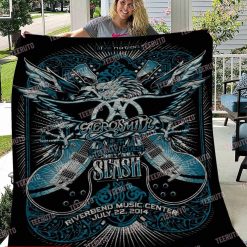 Slash Aerosmith With Special Guest Quilt Blanket