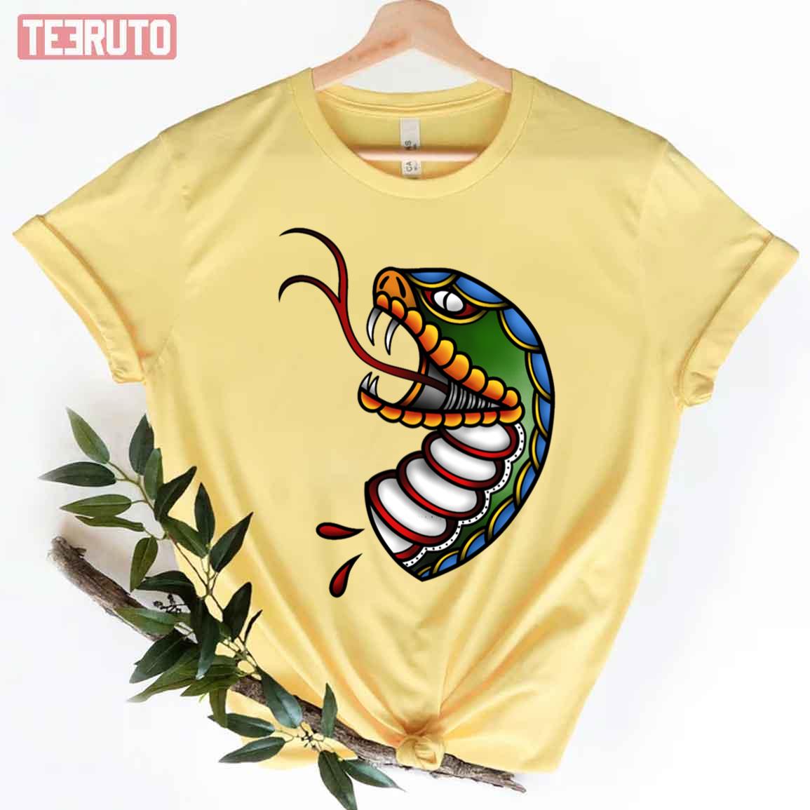 Snake Head Decapitated Unisex T-Shirt