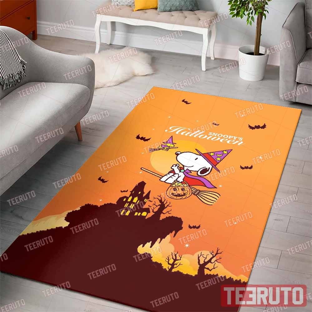 Snoopy's Halloween Rug Teeruto