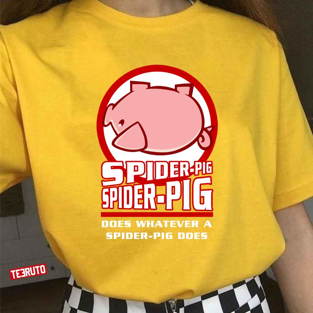 Spider Pig Unisex T-Shirt