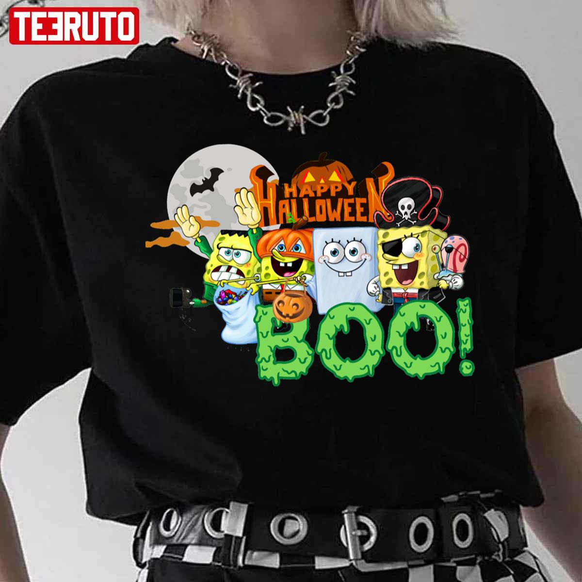 Spongebob Happy Day Halloween Unisex T-Shirt