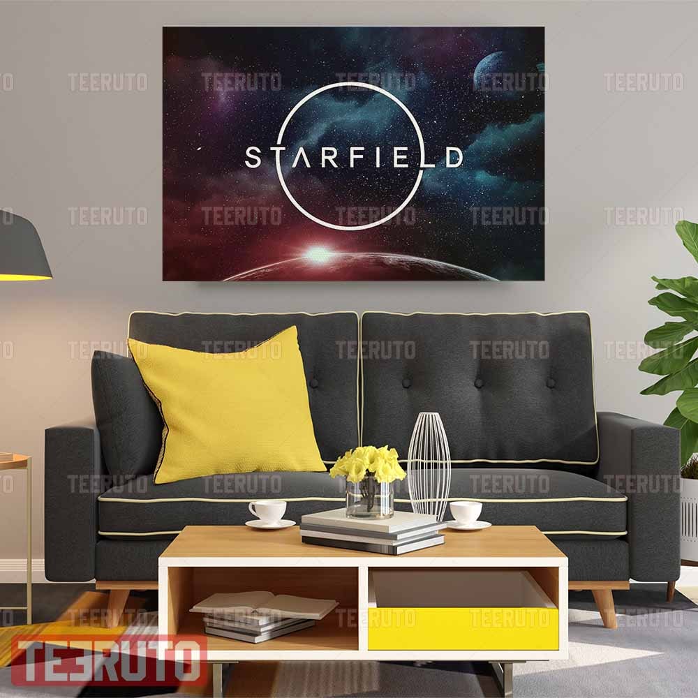 Starfield Game Landscape Canvas