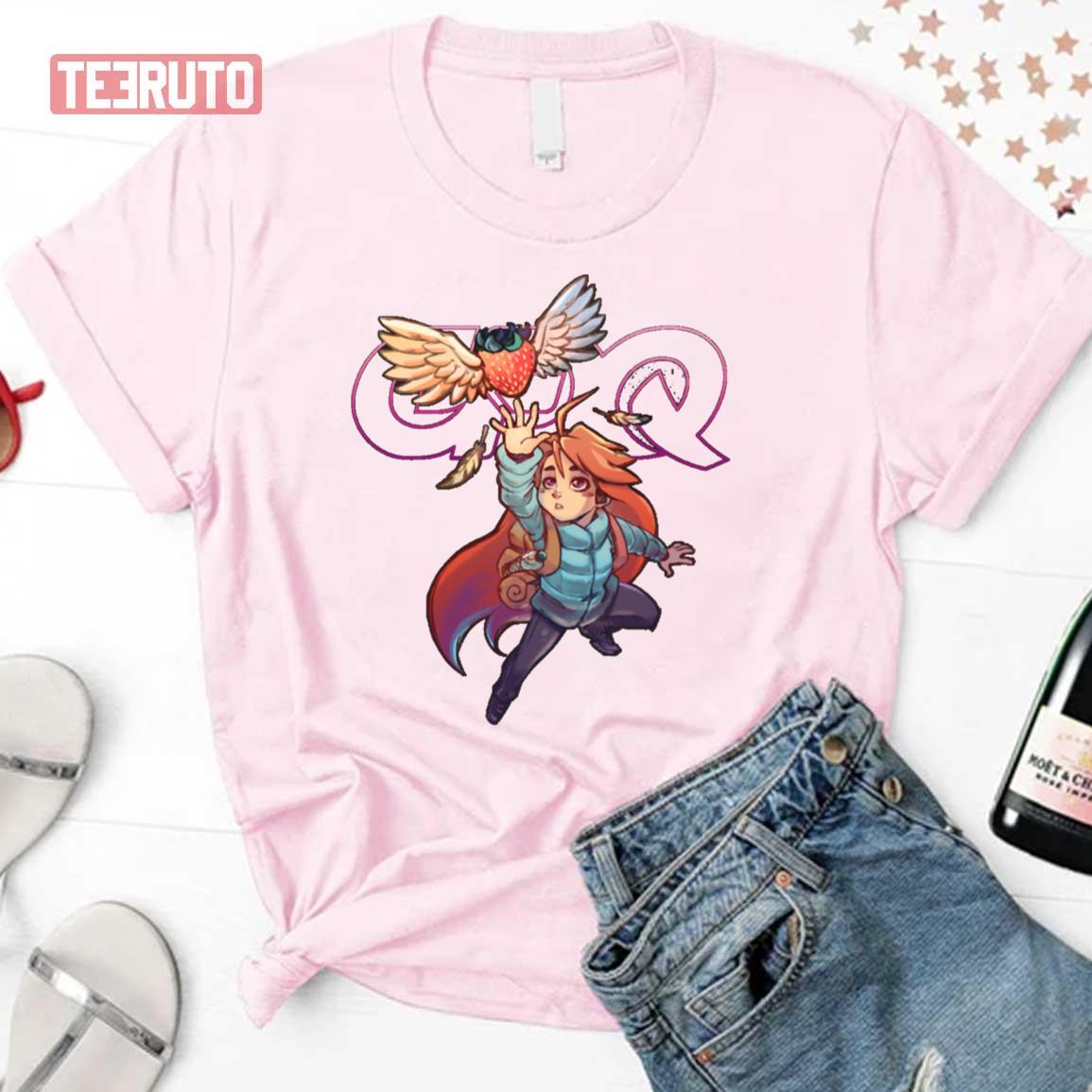 Sticker Madeline Character Celeste Unisex T-Shirt