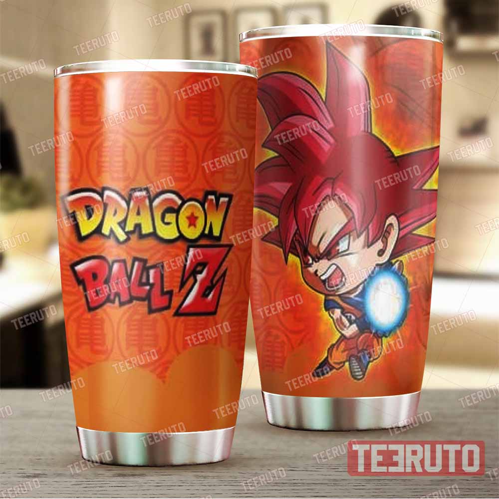 Super Saiyan God Red Dragon Ball Z Stainless Tumbler
