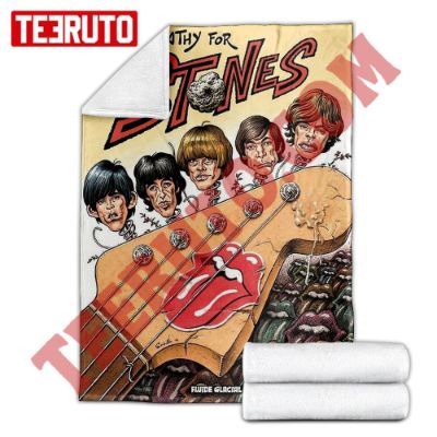 Sympathy For The Stones Band Rolling Stones Fleece Blanket