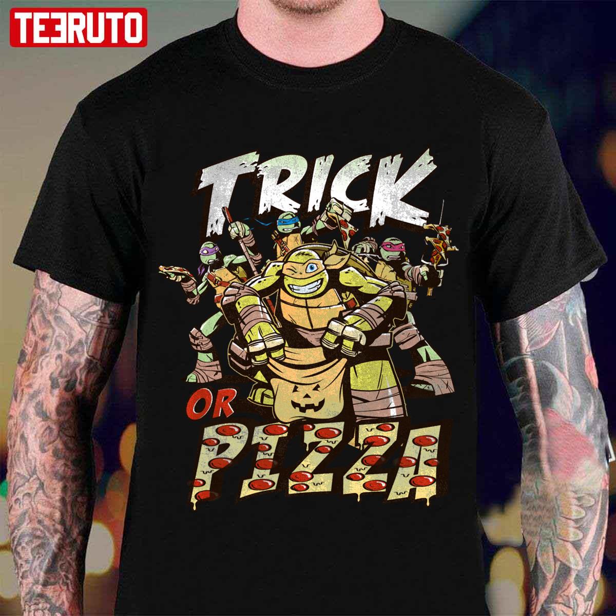 Teenage Mutant Ninja Turtles Halloween Trick Or Pizza Shirt