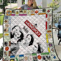 The Beatle Edition Monopoly Quilt Blanket