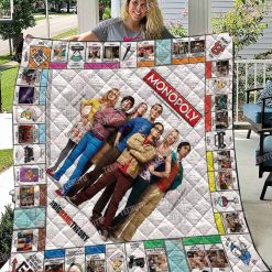 The Bigbang Theory Monopoly Quilt Blanket