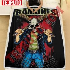 The Death Ramones Band Fleece Blanket