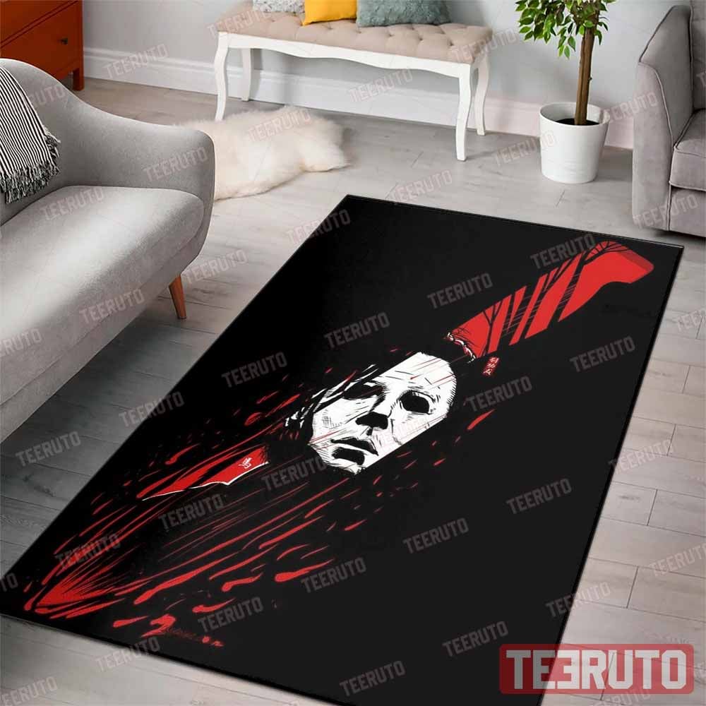 The Knife Michael Myers Rug