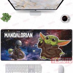 The Mandalorian And Baby Yoda Grogu Mouse Mat