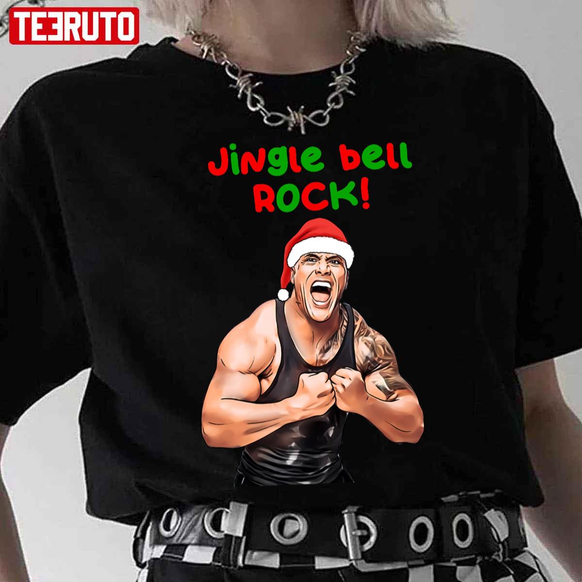 The Rock Christmas Meme Jingle Bell Rock Unisex T-Shirt