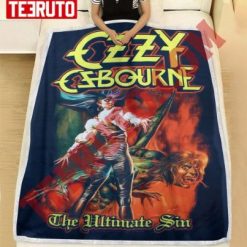 The Ultimate Sins Ozzy Osbourne Fleece Blanket