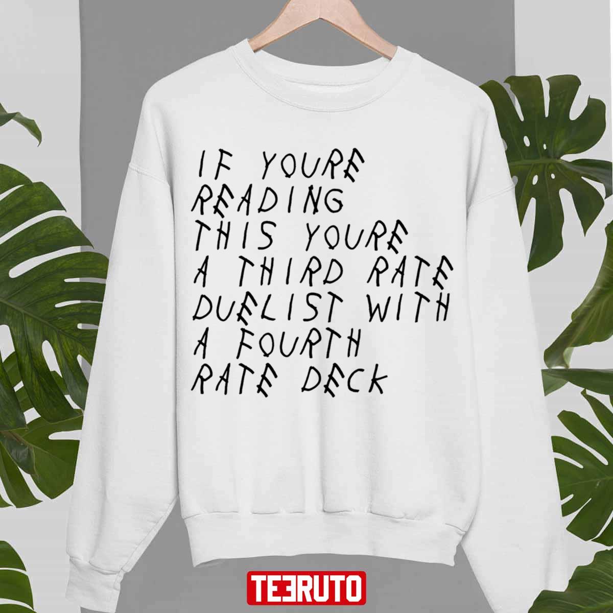 Third Rate Duelist; Fourth Rate Deck Sweatshirt