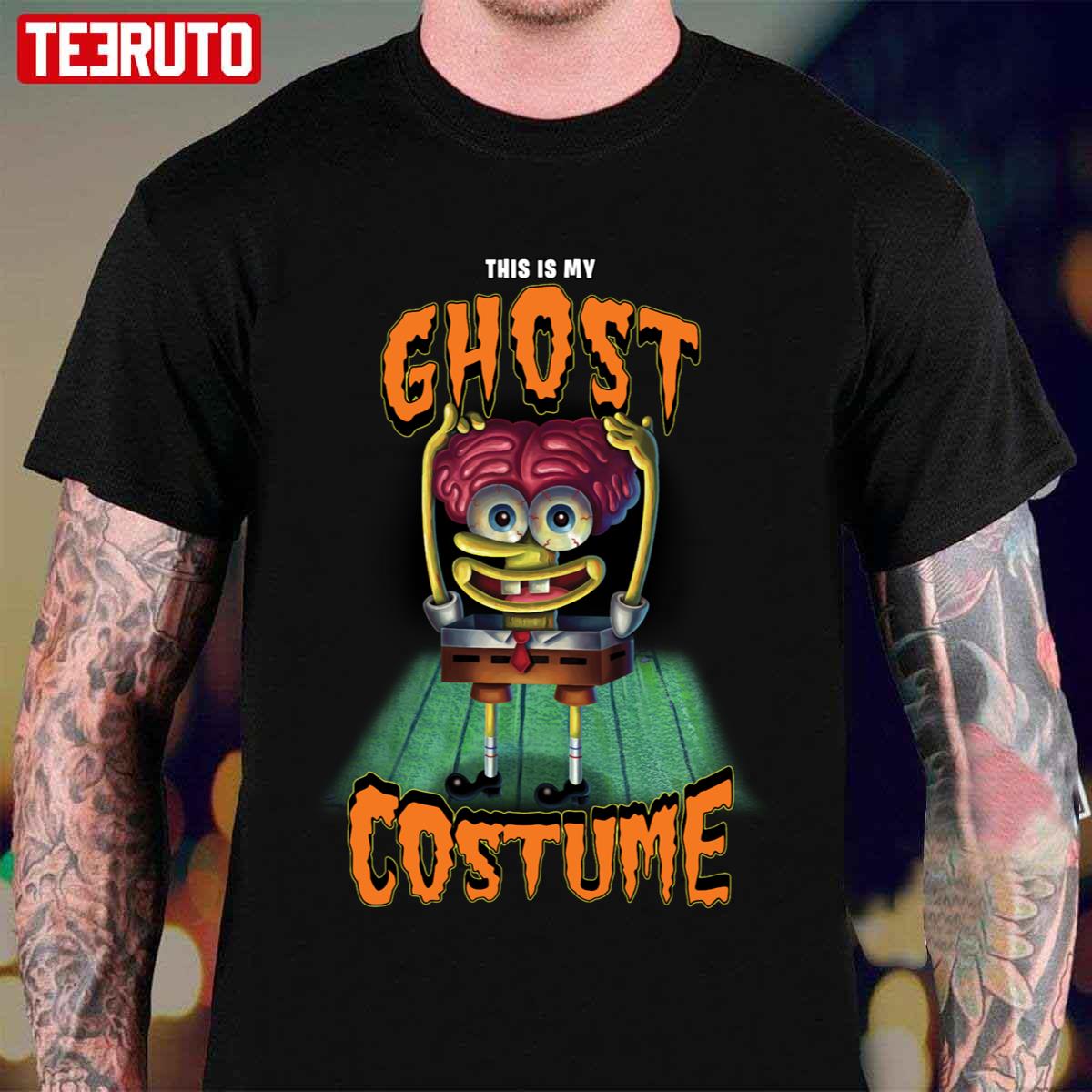 This Is My Ghost Costume Halloween Spongebob Unisex T-Shirt