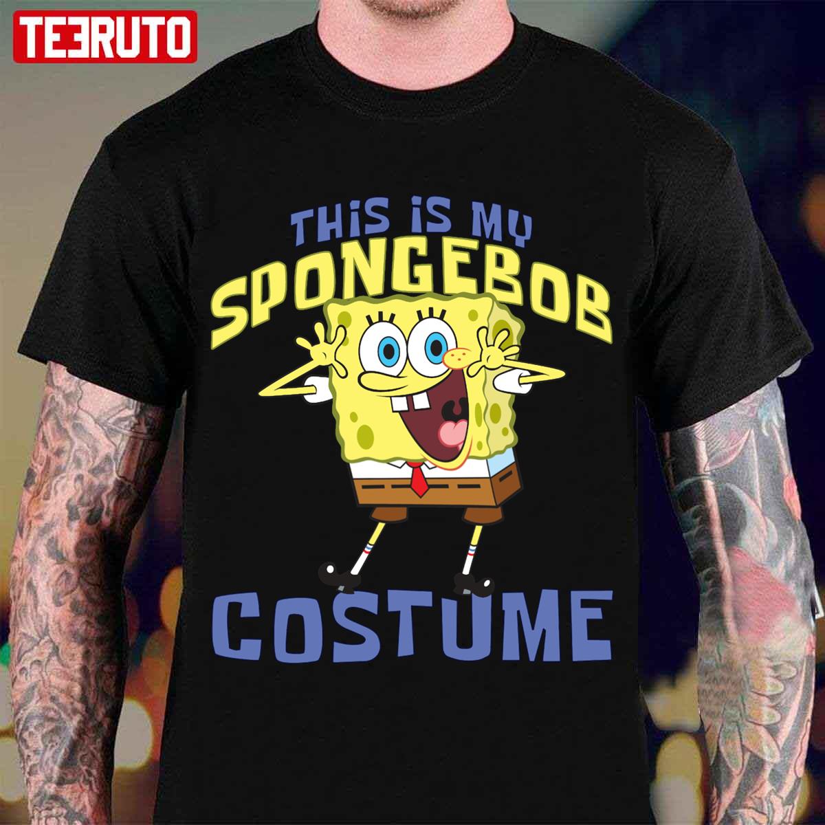 This Is My Spongebob Costume Halloween Spongebob Squarepants Unisex T-Shirt