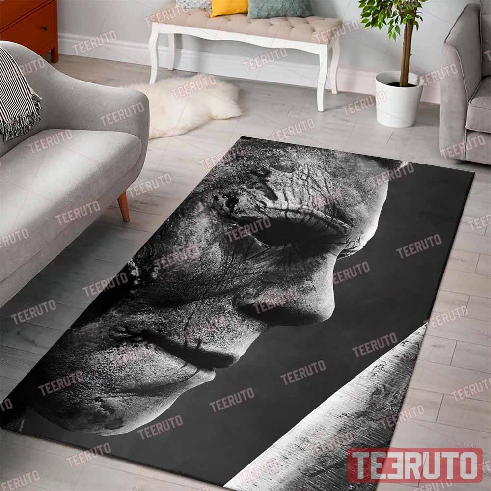 Thriller Face Of Michael Myers Rug