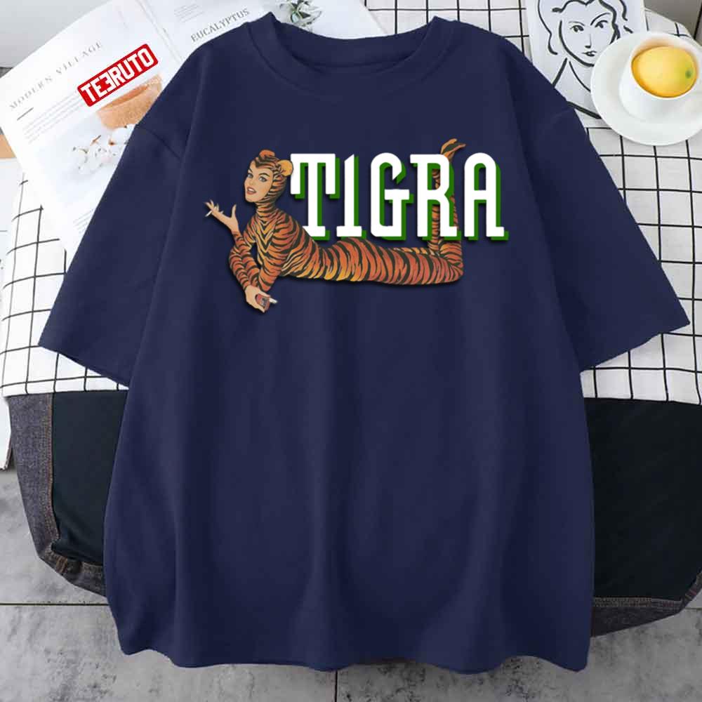 Tigra Belgian Tobacco Model Unisex T-Shirt - Teeruto
