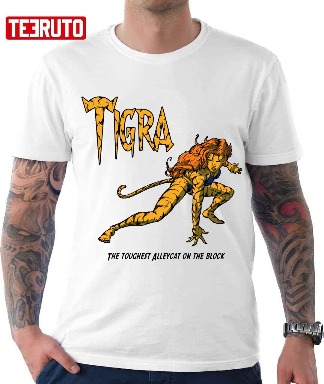 Tigra Pose Cartoon Unisex T-Shirt - Teeruto