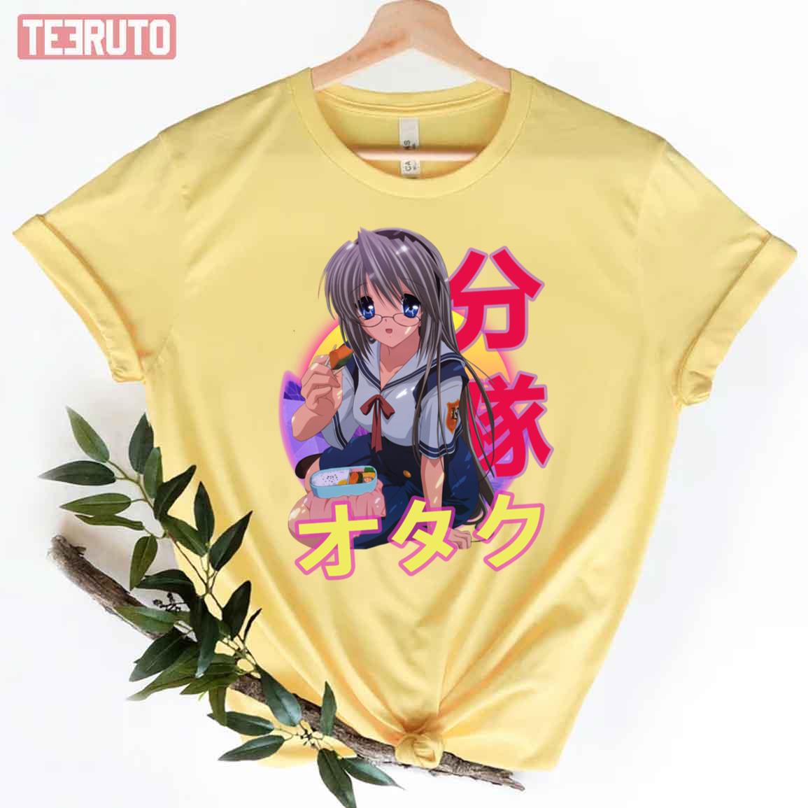 Tomoyo Sakagami Clannad Kuranado Retro Sunset Anime Unisex T-Shirt