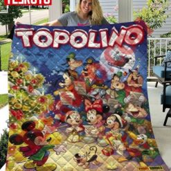 Topolino Mickey Merry Christmas Quilt Blanket