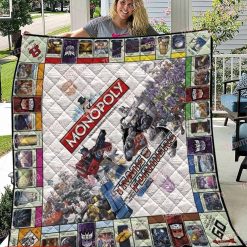 Transformers Monopoly Quilt Blanket