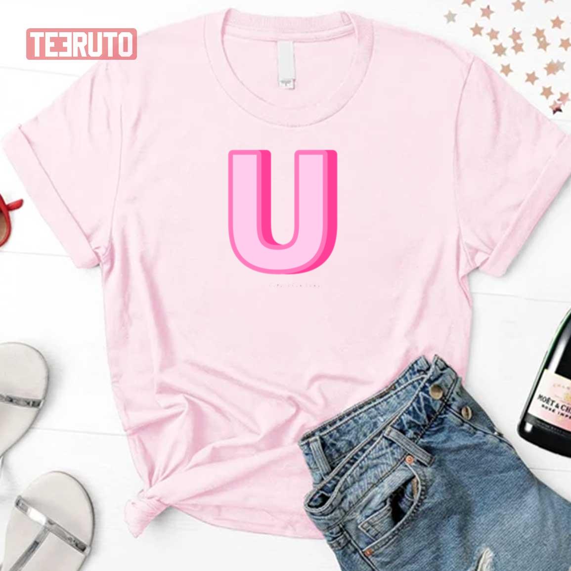 U Pink Preppy Unisex T-Shirt