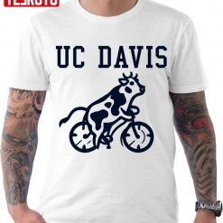 Uc Davis Cow Bicycle Unisex T-Shirt