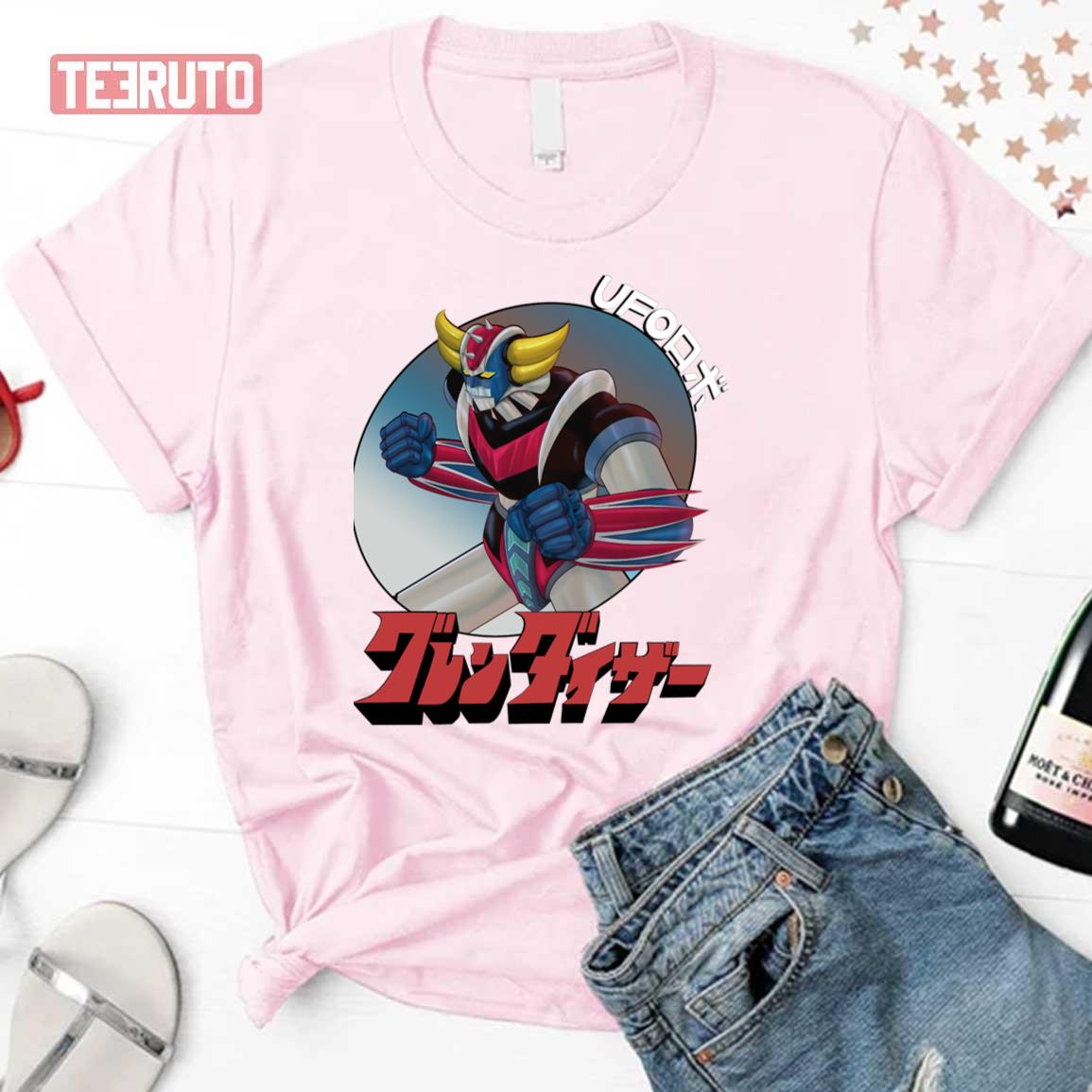 Ufo Robo Grendizer Kanji Logo Unisex T-Shirt