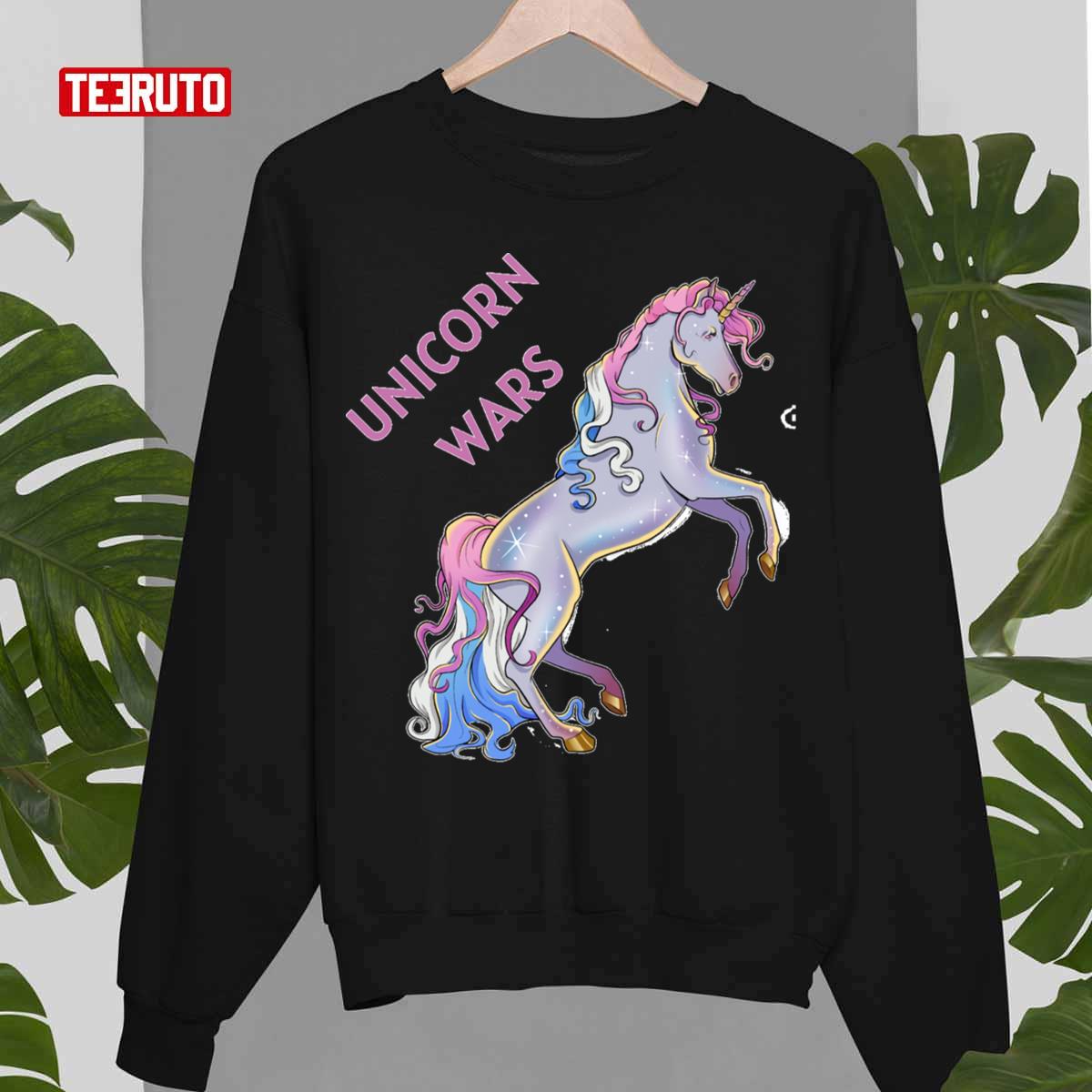 Unicorn Wars Cartoon Style Unisex Sweatshirt