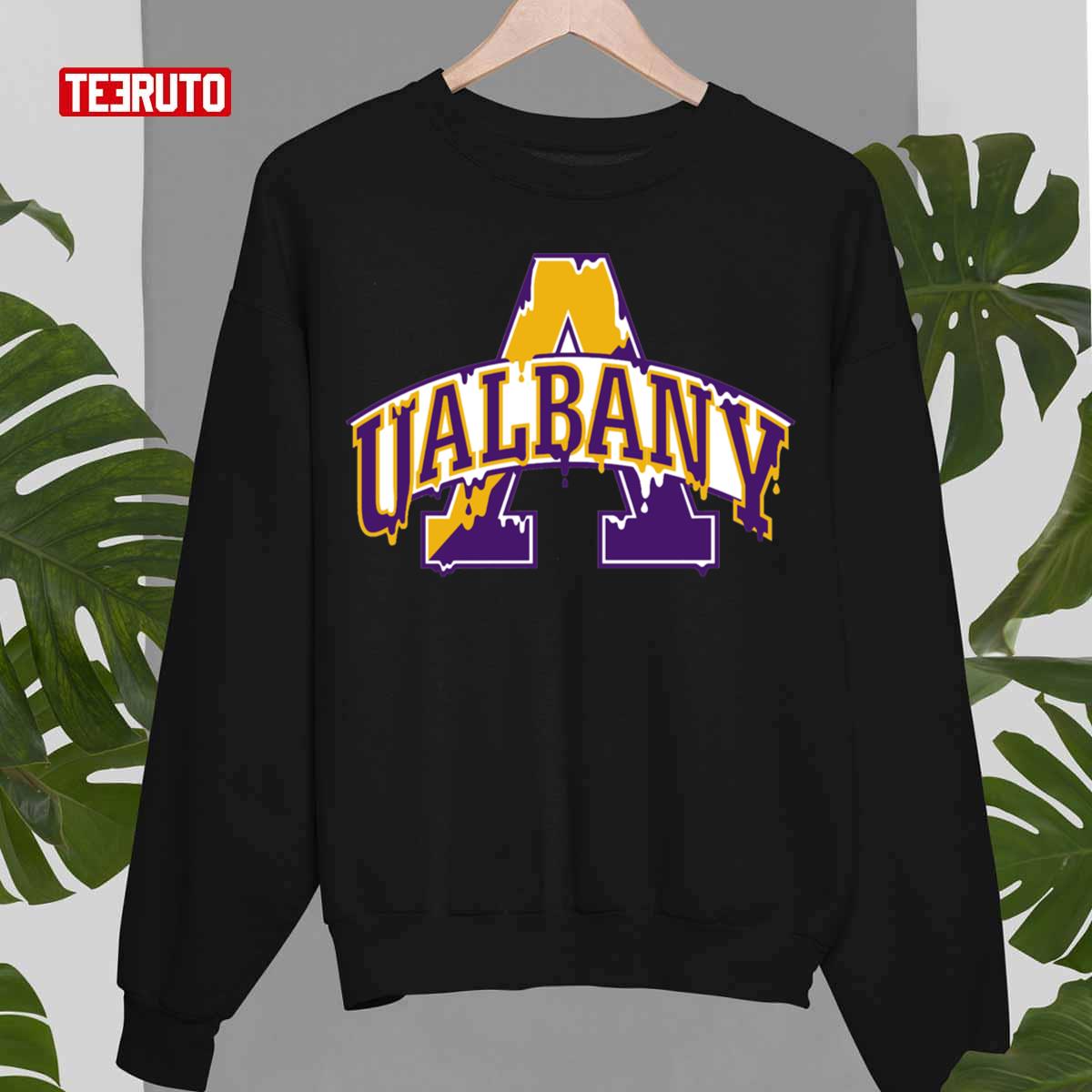 University At Albany Dripping Logo Unisex Sweatshirt