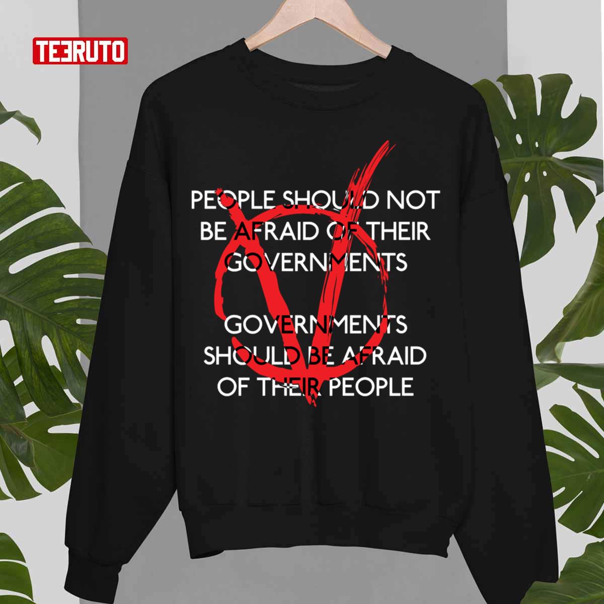 V For Vendetta Power To The People Sweatshirt