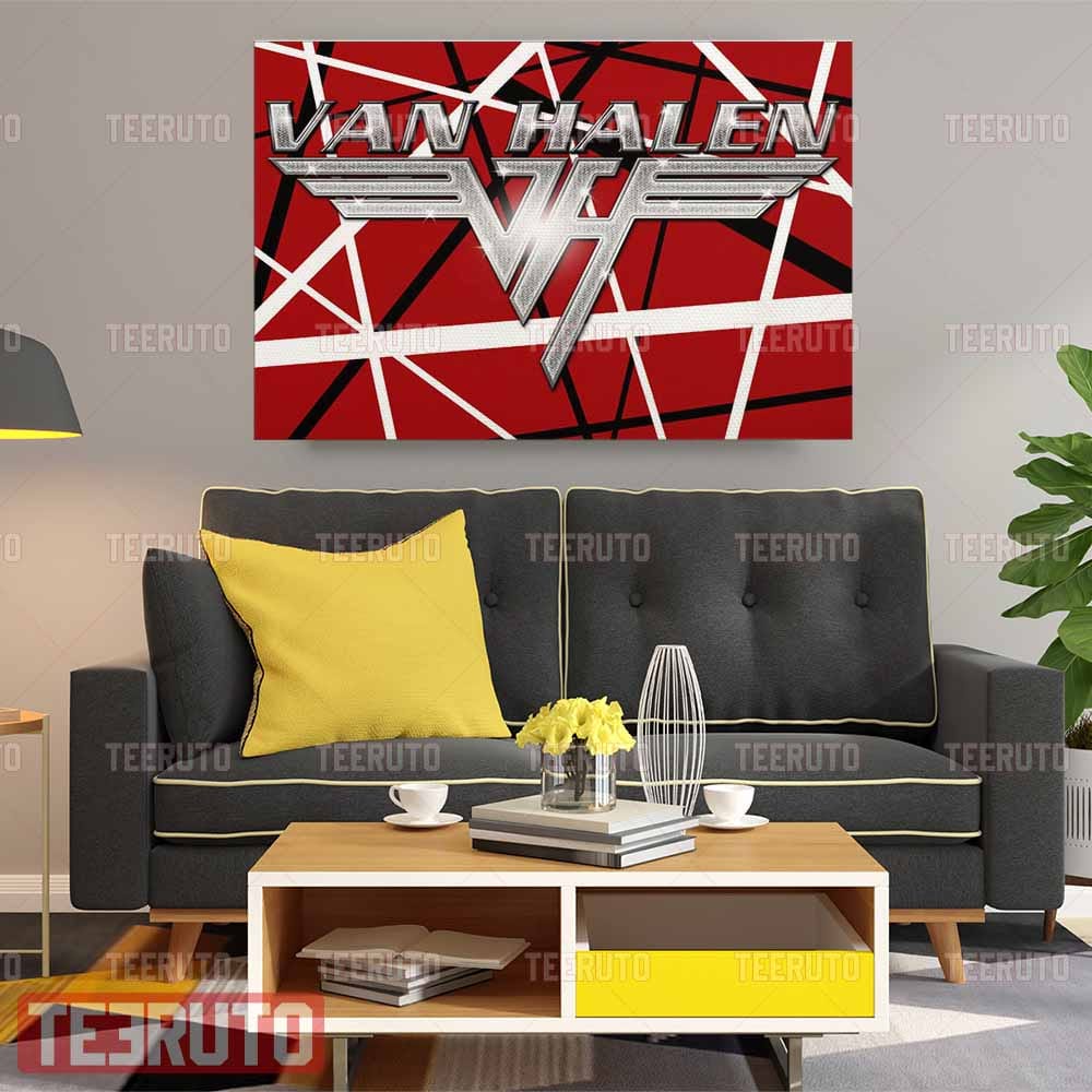 Van Halen Signature Pattern Landscape Canvas