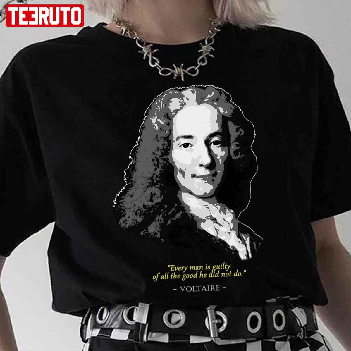 Voltaire Quote 90s Unisex T-Shirt