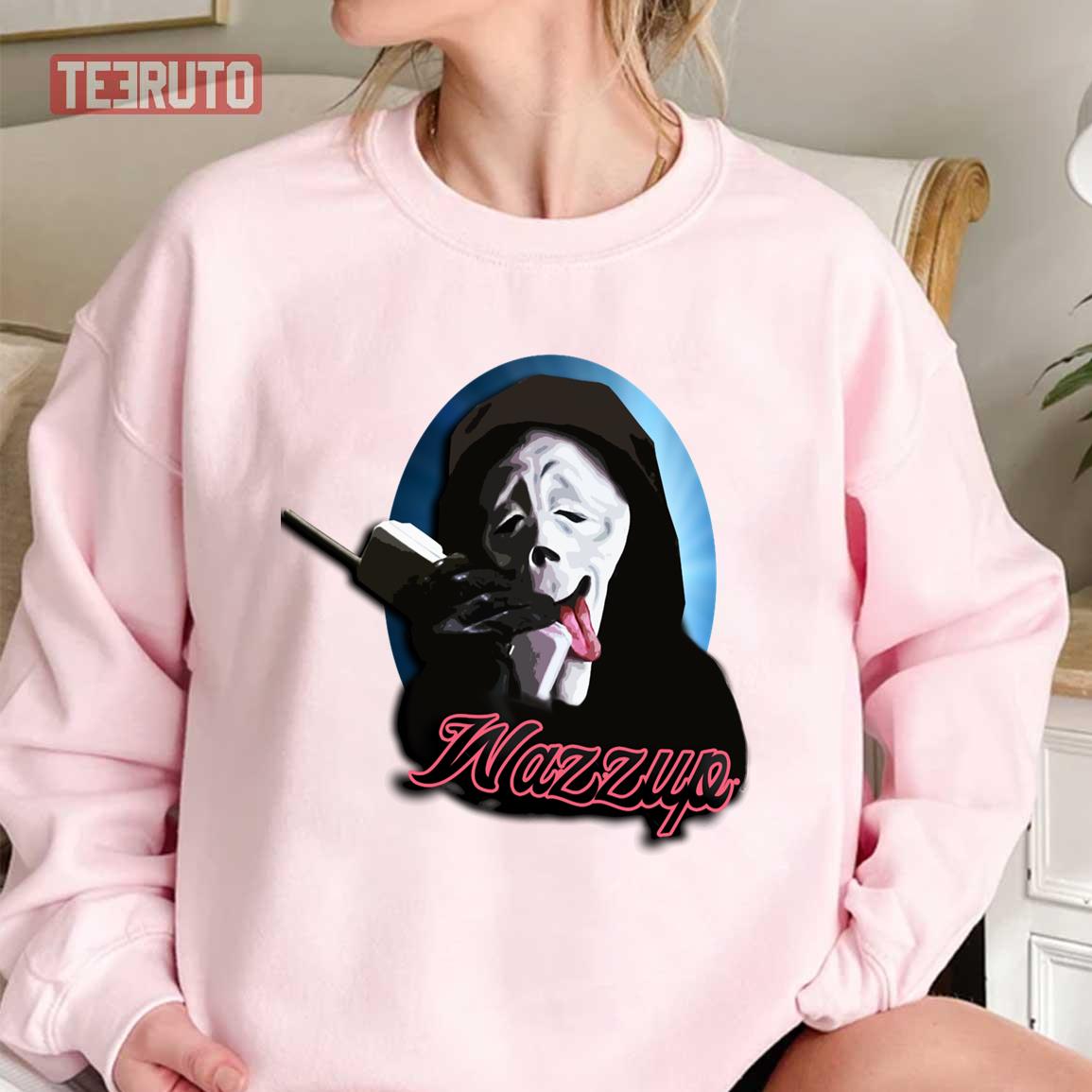 Wazzup Scary Movie Vintage Unisex Sweatshirt