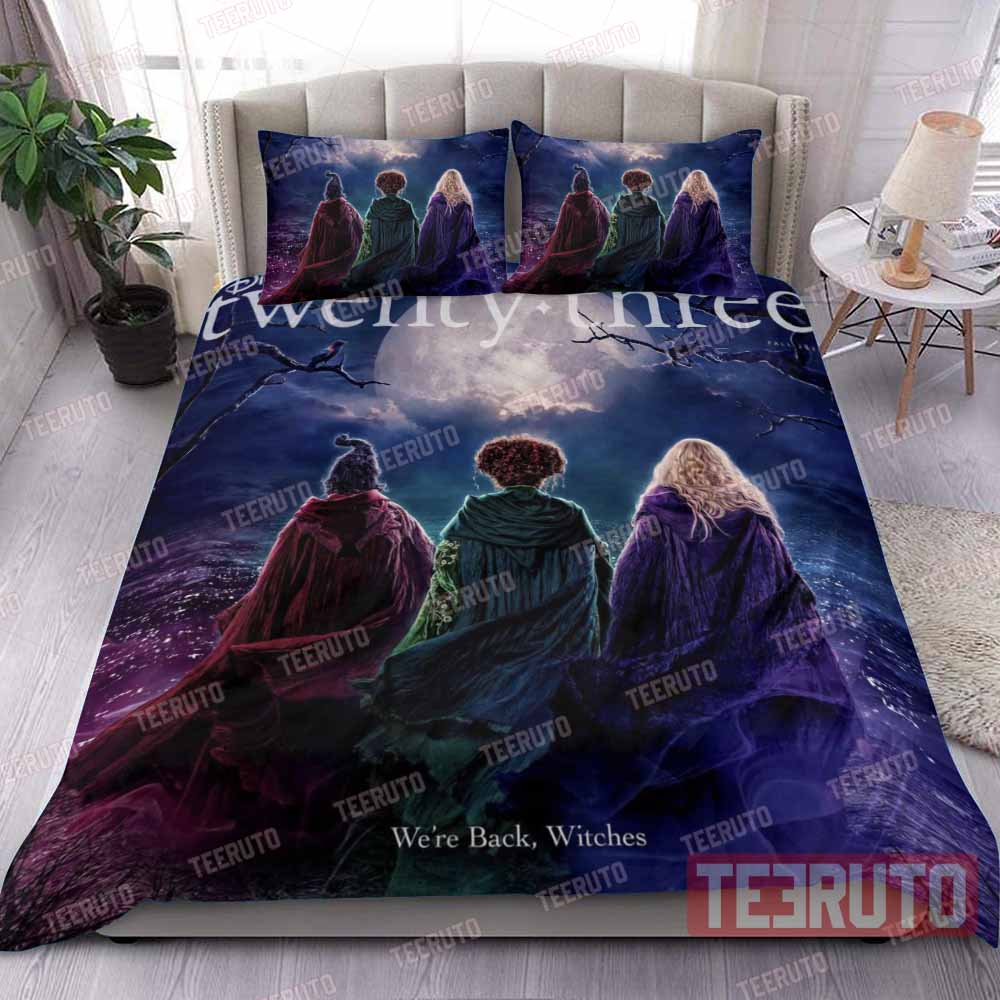 We’re Back Witches Hocus Pocus Bedding Set