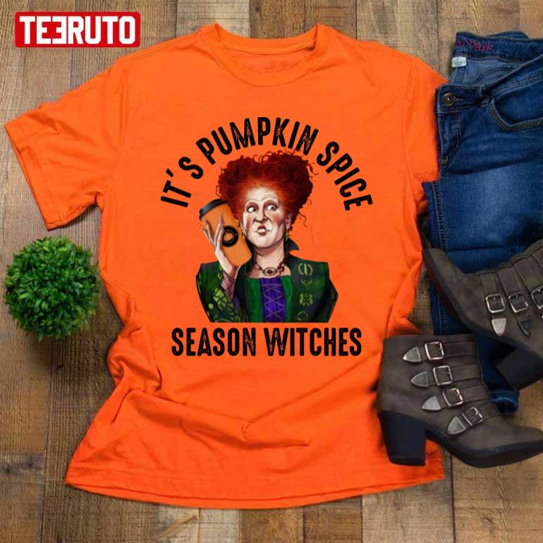 Winifred Sanderson It’s Pumpkin Spice Season Halloween Unisex T-Shirt