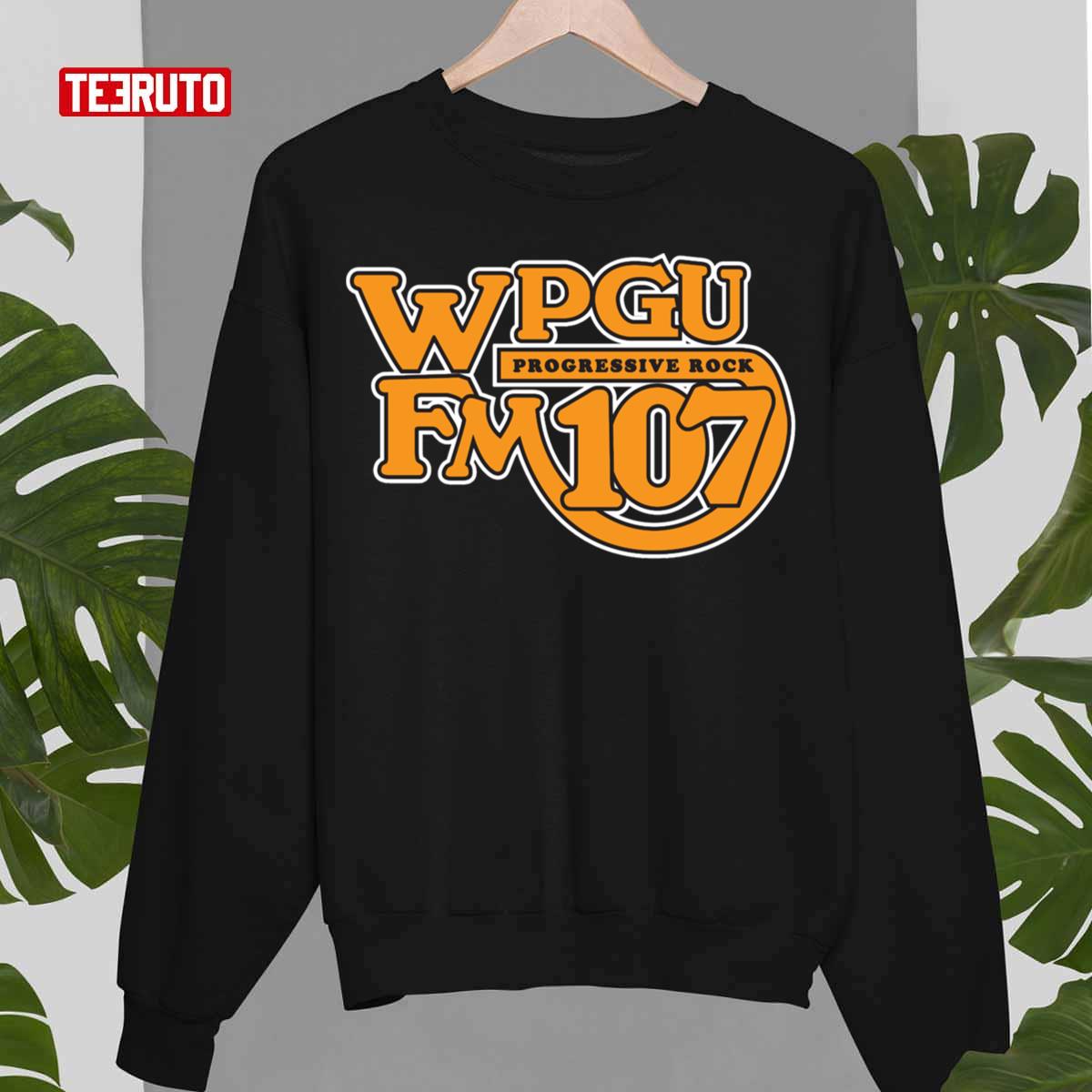 Wpgu Fm 107 Vintage Logo Unisex Sweatshirt