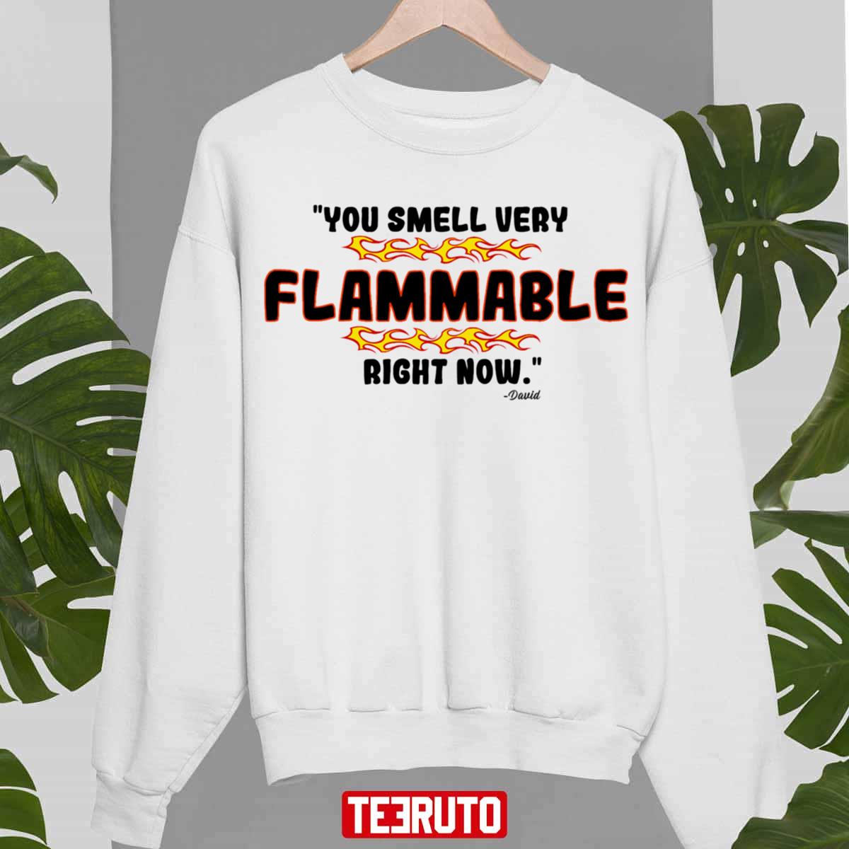 You Smell Very Flammable Right Now Sweatshirt