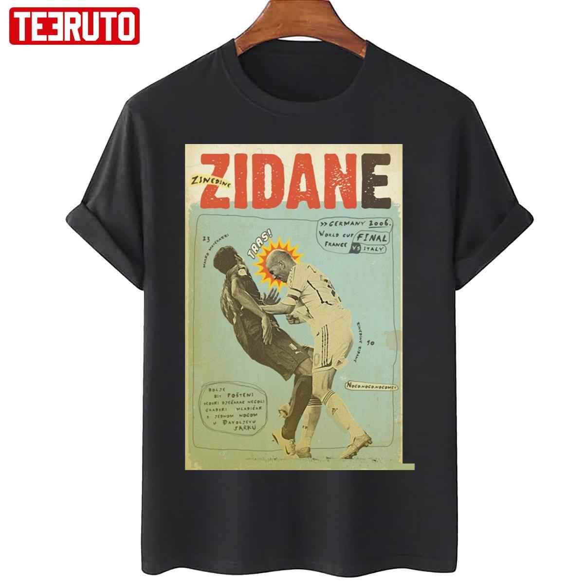Zidane Header X Band Art Unisex T-Shirt