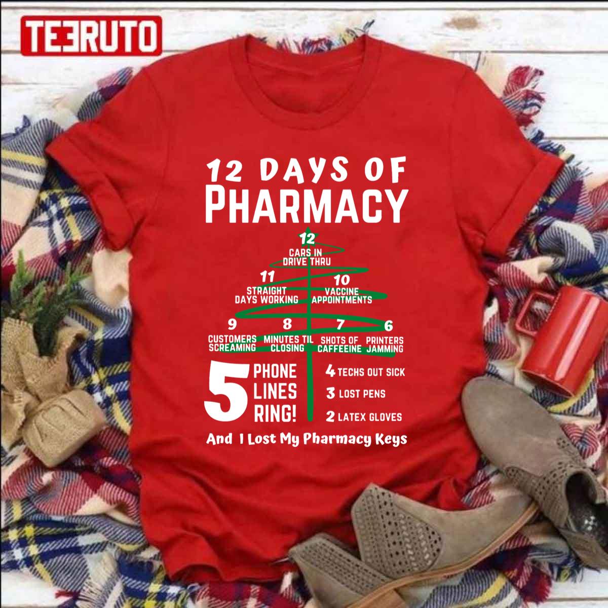 12 Days Of Pharmacy Christmas Unisex Sweatshirt