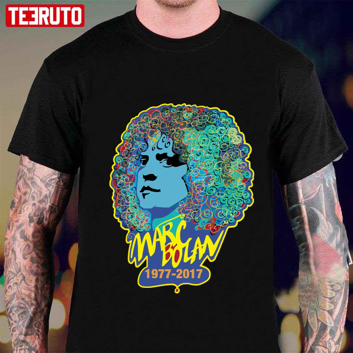1977 2017 Premium Scoop Marc Bolan Unisex T-Shirt